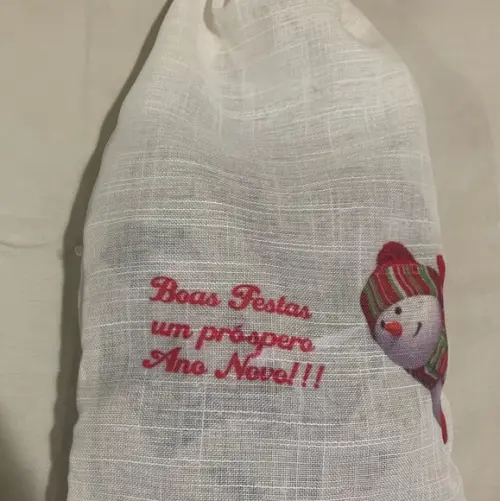 Sacos personalizados de linho para lingerie, roupas 23x30 cm