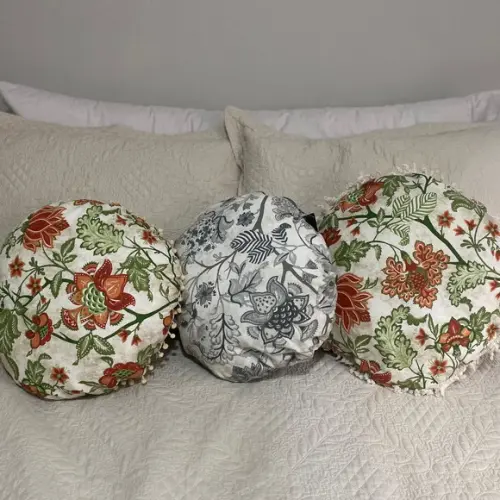 Futon Zafú Impermeável para Yoga e Meditação c/ Franja