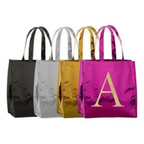 Sacolas Metalizadas 40x50cm Personalizadas com Logo ou Arte