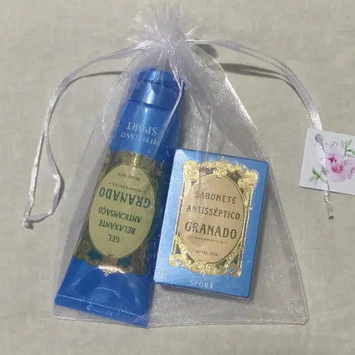 Saquinhos de Organza com Tag Personalizados 22x16 cm