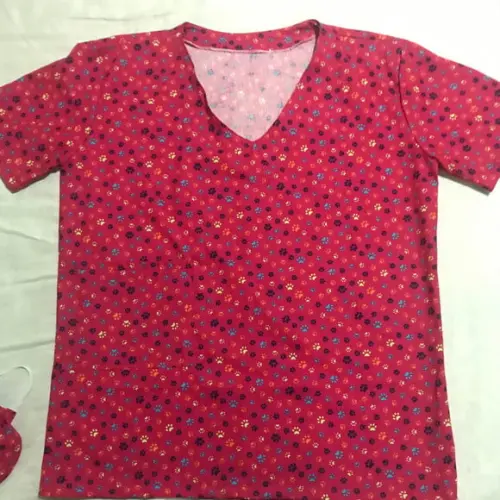 Pijama cirúrgico Veterinário brinde máscara De tricoline