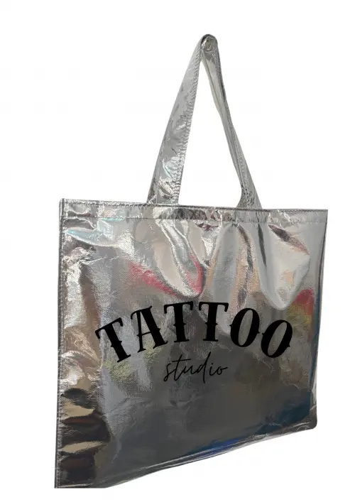 Sacolas Metalizadas 40x40cm Personalizadas com Logo ou Arte