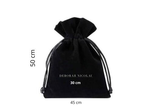 Saco de Veludo Personalizados 15x20 com Babado