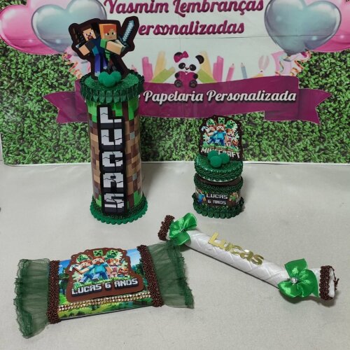 Kit Luxo 5 Nutella, 5 Mentos, 5 Batata e 5 Kit Kat