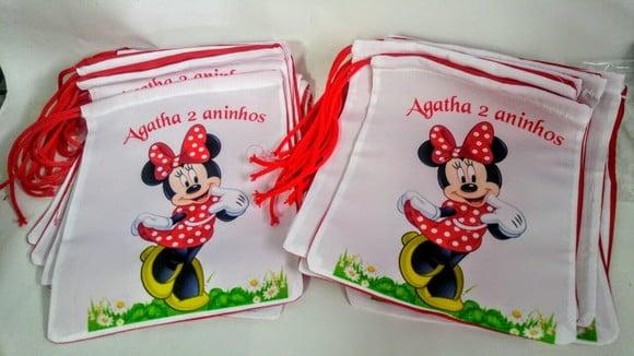 Saquinhos Personalizados (tecido) 10 Unidades