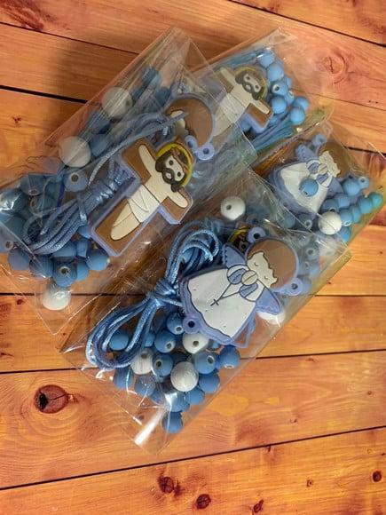 Kit para Montar Terço Infantil - Lembrança Padrinhos
