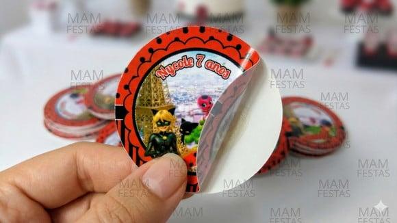 30 Etiquetas / Adesivos Personalizados