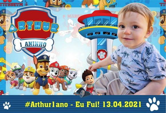 20 Foto Imã Personalizado Patrulha Canina