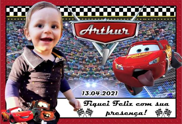 30 Foto Imã Personalizado Carros Disney