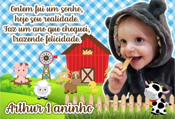 20 Foto Imã Fazendinha Menino