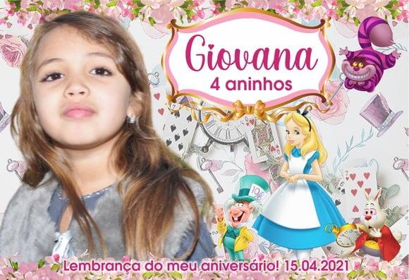 20 Foto Imã Personalizado 10x15 Alice no País das Maravilhas