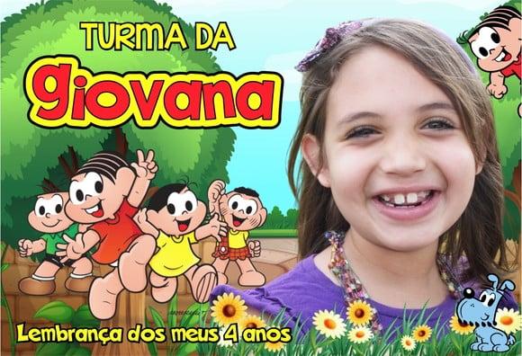 25 Foto Imã Personalizado Turma da Mônica - Mônica