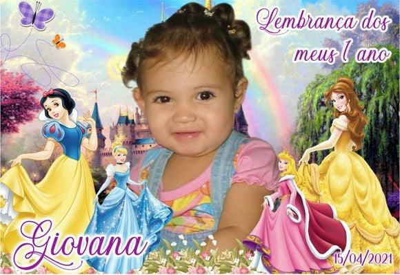 30 Foto Imã Personalizados Princesas Disney
