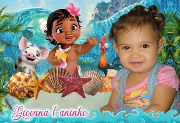 20 Foto Imã Personalizado 10x15 Moana