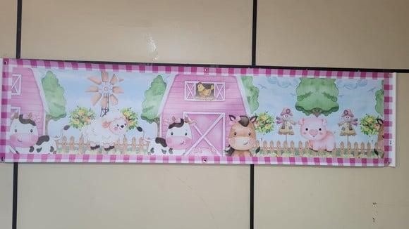 Faixa/ Banner Fazendinha (2,00x0,50)