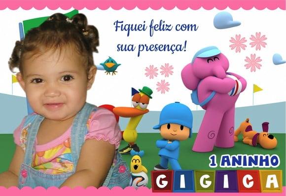 25 Foto Imã Personalizado Pocoyo