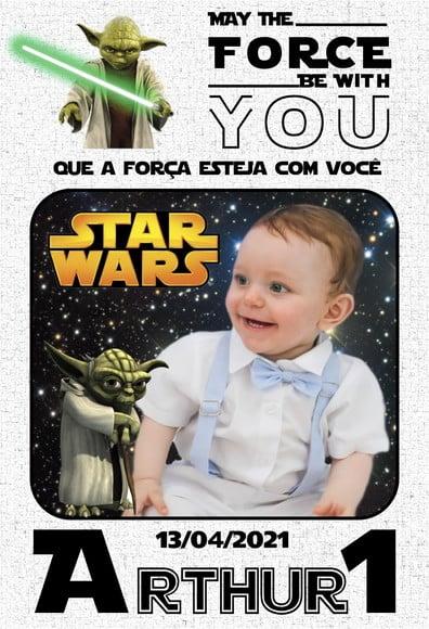 20 Foto Imã 9,5 x 6,5 Personalizado Star Wars