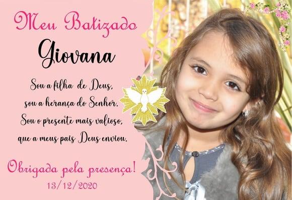 20 Foto Imã Personalizado 10x15 Batizado