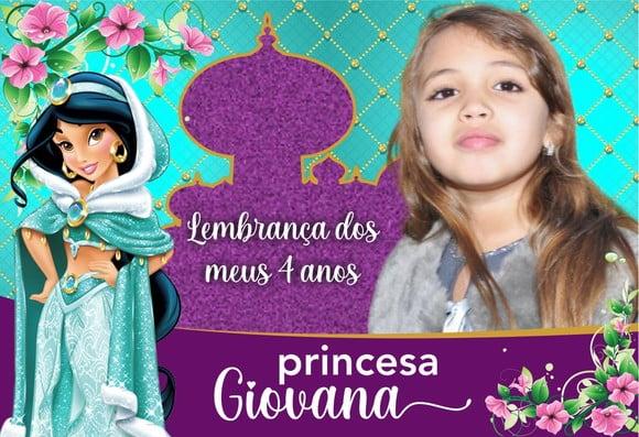 20 Foto Imã de Geladeira Jasmine Aladin