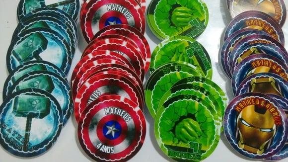 Toppers para doces - 100 unidades - 4cm