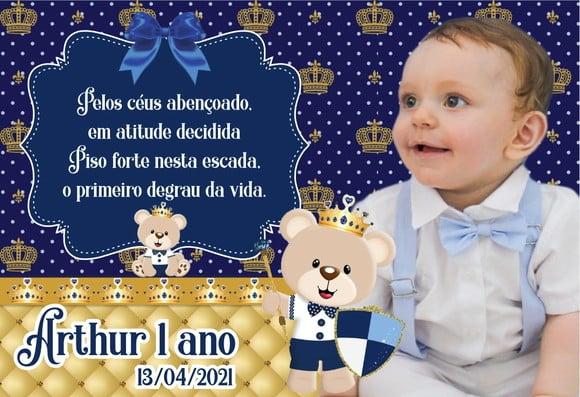 25 Foto Imã Personalizado Urso Príncipe Com Foto