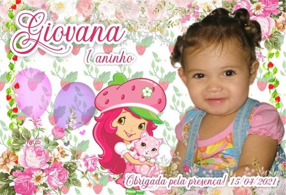 20 Foto Imã Personalizadi 10x15 Moranguinho