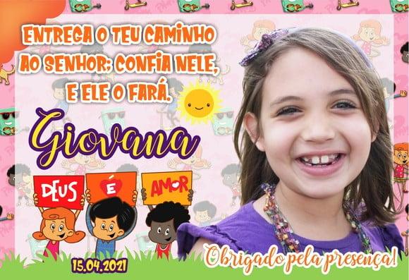 20 Foto Imã Personalizado - 3 Palavrinhas Meninas