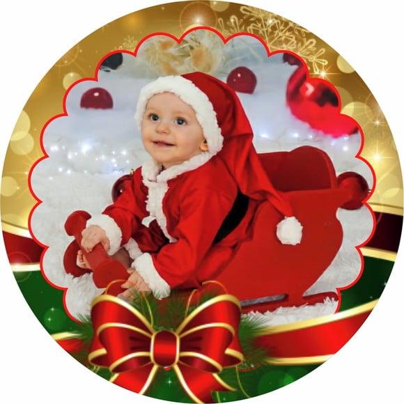 10 Bolas de Natal personalizadas 7,10 cm
