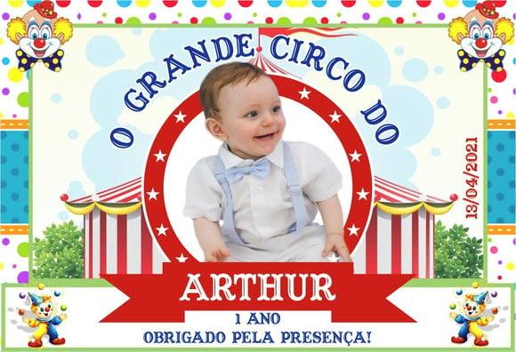 20 Foto Imã Personalizado 10x15 Circo