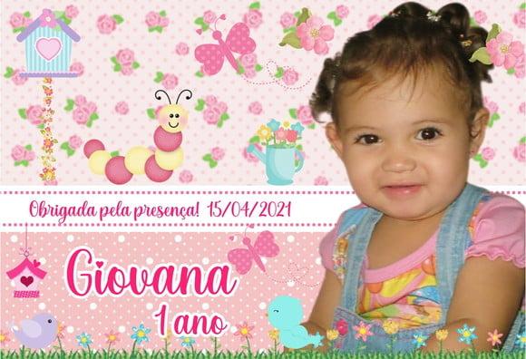 20 Foto Imã Personalizado 10x15 Jardim Encantado