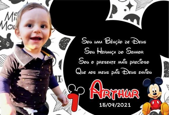 25 Foto Imã Personalizado Mickey Mouse