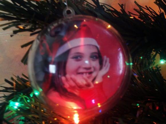 10 Bolas de Natal personalizadas 7cm COM FOTO