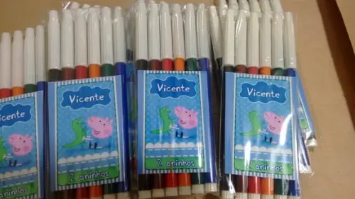 Canetinhas Personalizadas - 6 Cores
