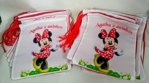 Saquinhos Personalizados (tecido) 10 Unidades