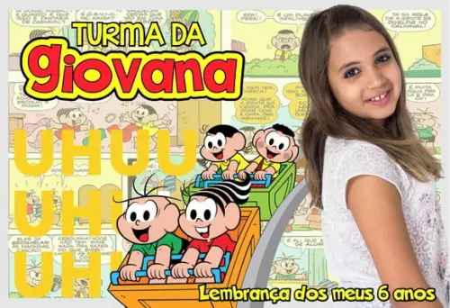20 Foto Imã Personalizado 10x15 Turma da Mônica