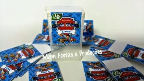 Etiqueta para tic tac