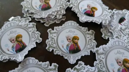 Apliques Espelho Frozen 3cm