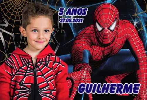 20 Foto Imã com Proteção UV NÃO DESBOTA - Homem Aranha