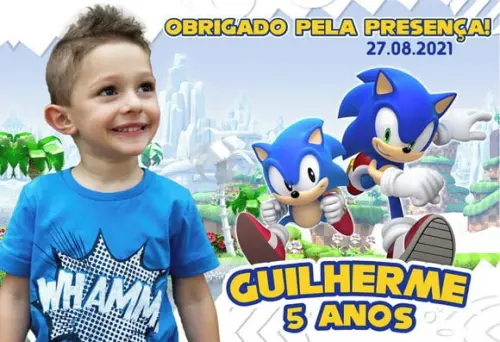 20 Foto Imã Personalizado 10x15 Personalizado Sonic