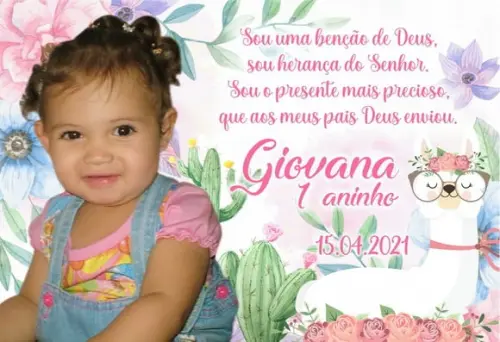 20 Foto Imã de Geladeira Lhama Cactus com Foto