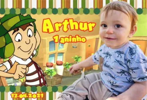 20 Foto Imã Personalizado 10x15 Chaves Turma do Chaves