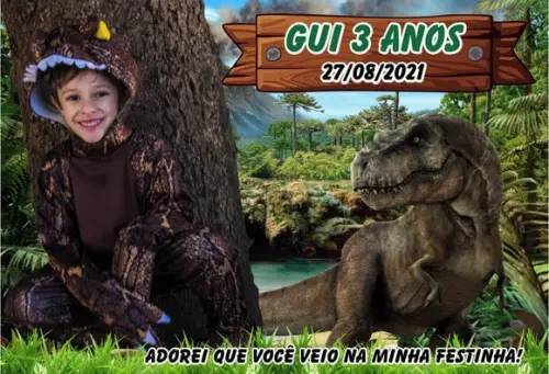 30 Foto Imã Personalizado Jurassic Park