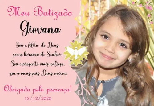 20 Foto Imã Personalizado 10x15 Batizado
