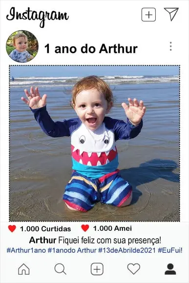20 Foto Imã Personalizado 10x15 Redes Sociais