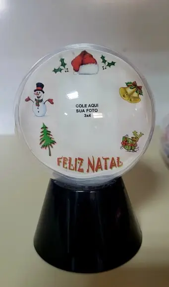 Globo de Mesa - Personalizado - Natal