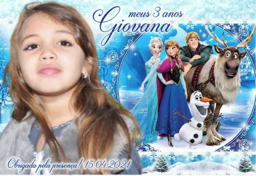 20 Foto Imã Personalizado Frozen