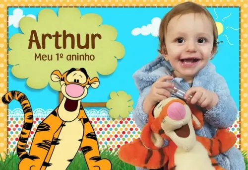 20 Foto Imã de Geladeira Ursinho Pooh