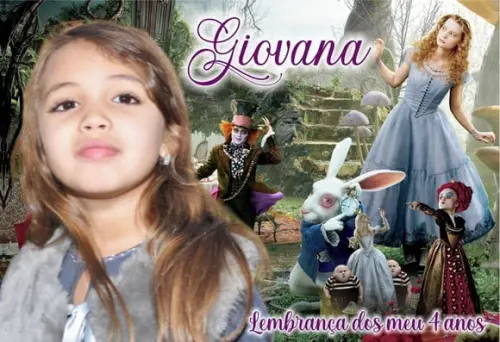 20 Foto Imã Alice no País das Maravilhas