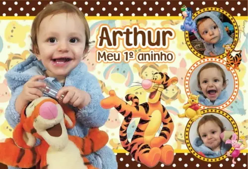 20 Foto Imã com Proteção UV NÃO DESBOTA - Tigrão