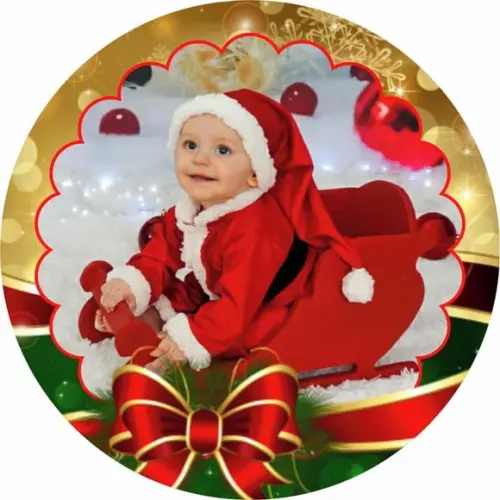 10 Bolas de Natal personalizadas 7,10 cm